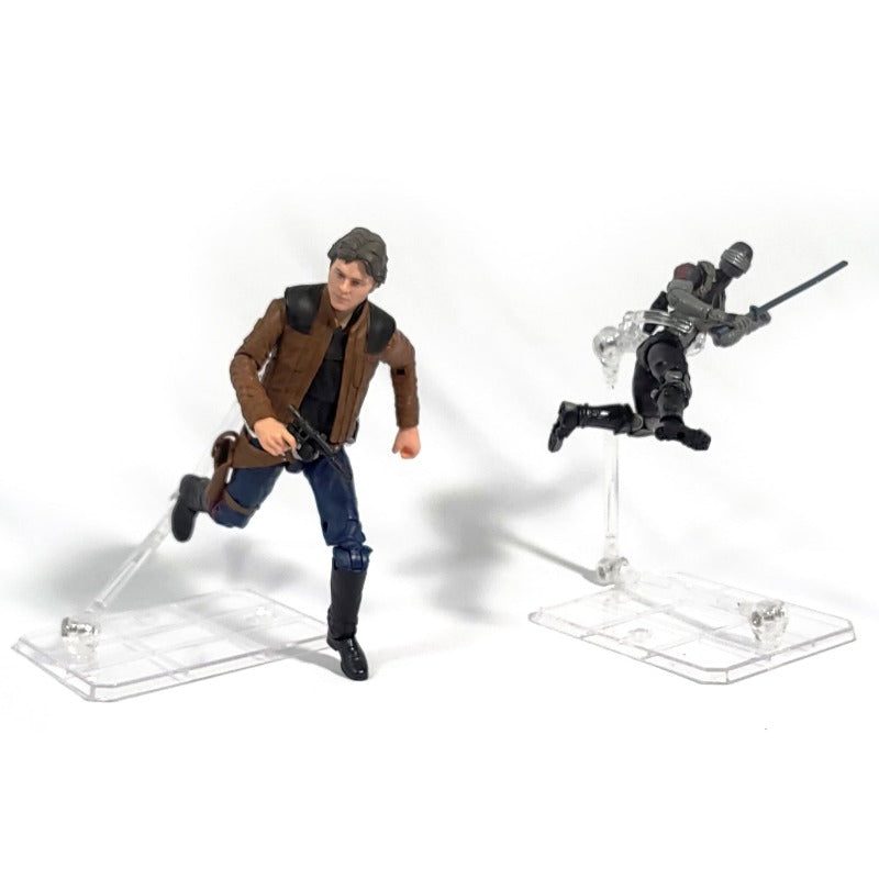 EVORETRO Articulated Plastic Stands for 3.75 and 6 Inches Action Figure EVORETRO Canada Figurine Protectors  Squirtle Squad Card Shop.
