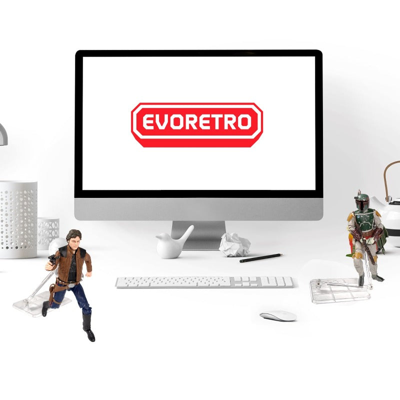 EVORETRO Articulated Plastic Stands for 3.75 and 6 Inches Action Figure EVORETRO Canada Figurine Protectors  Squirtle Squad Card Shop.