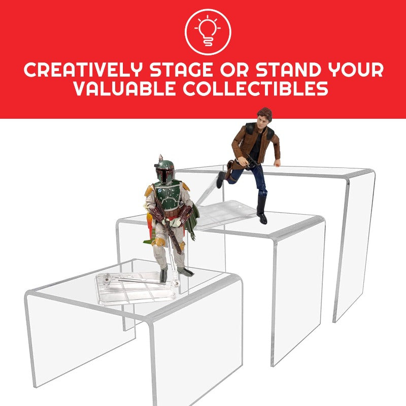 EVORETRO Articulated Plastic Stands for 3.75 and 6 Inches Action Figure EVORETRO Canada Figurine Protectors  Squirtle Squad Card Shop.