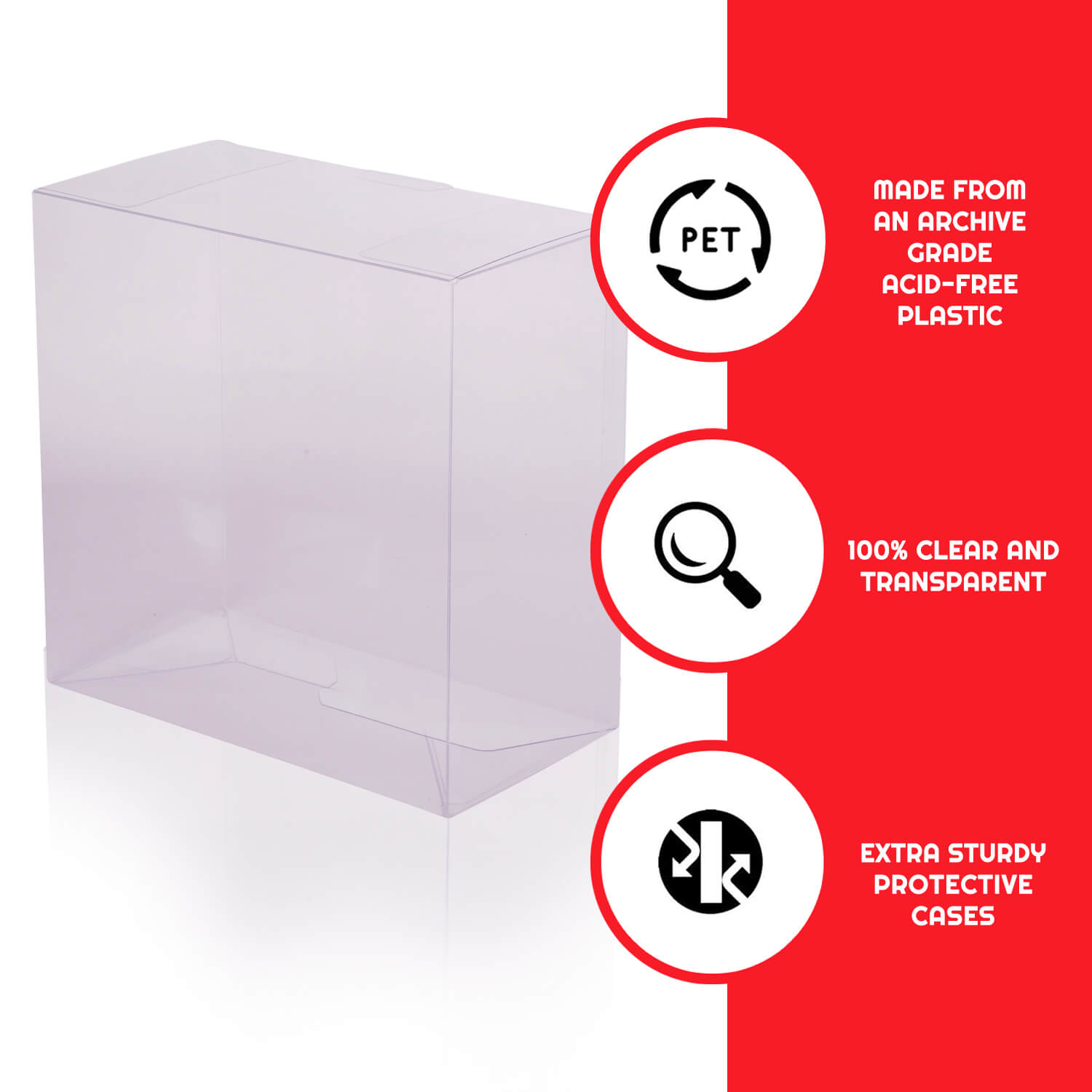 EVORETRO 5-Star Funko Pop Protector Case EVORETRO Canada Funko Pop Protectors  Squirtle Squad Card Shop.