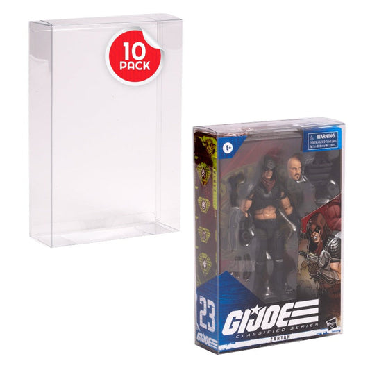 G.I. Joe Classified Series - EVORETRO PET Protector 0.40MM - Pack of 10 EVORETRO Canada Figurine Protectors  Squirtle Squad Card Shop.