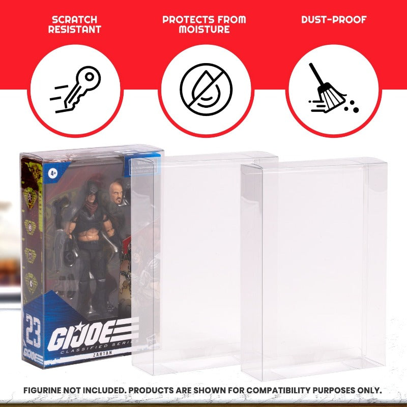 G.I. Joe Classified Series - EVORETRO PET Protector 0.40MM - Pack of 10 EVORETRO Canada Figurine Protectors  Squirtle Squad Card Shop.