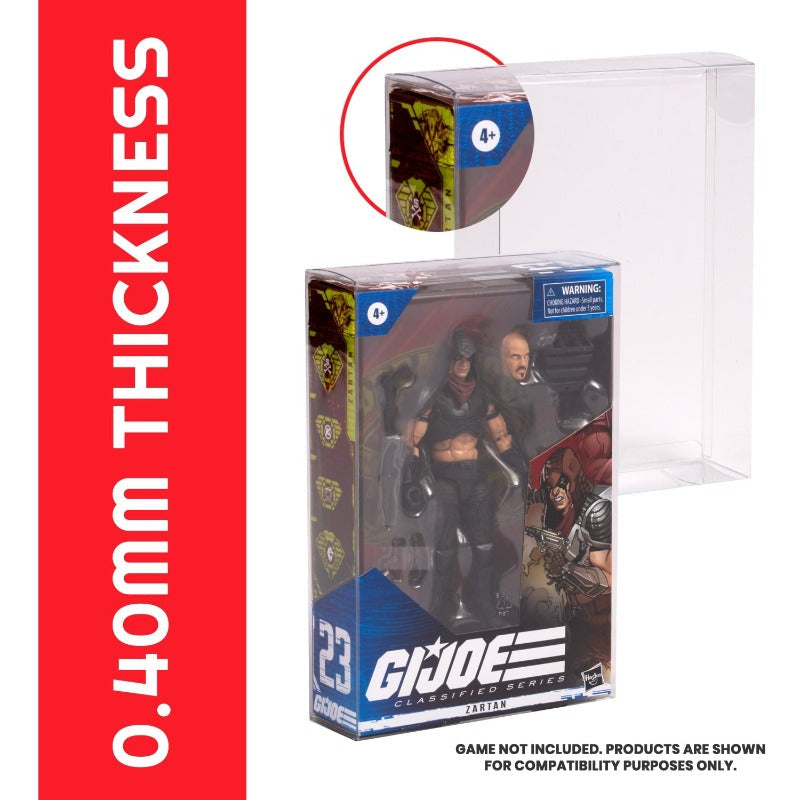 G.I. Joe Classified Series - EVORETRO PET Protector 0.40MM - Pack of 10 EVORETRO Canada Figurine Protectors  Squirtle Squad Card Shop.