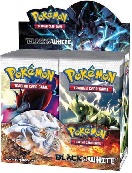 Pokemon TCG - Black & White Booster Box - Sealed - English Black and White Pokemon Sealed  Squirtle Squad Card Shop.