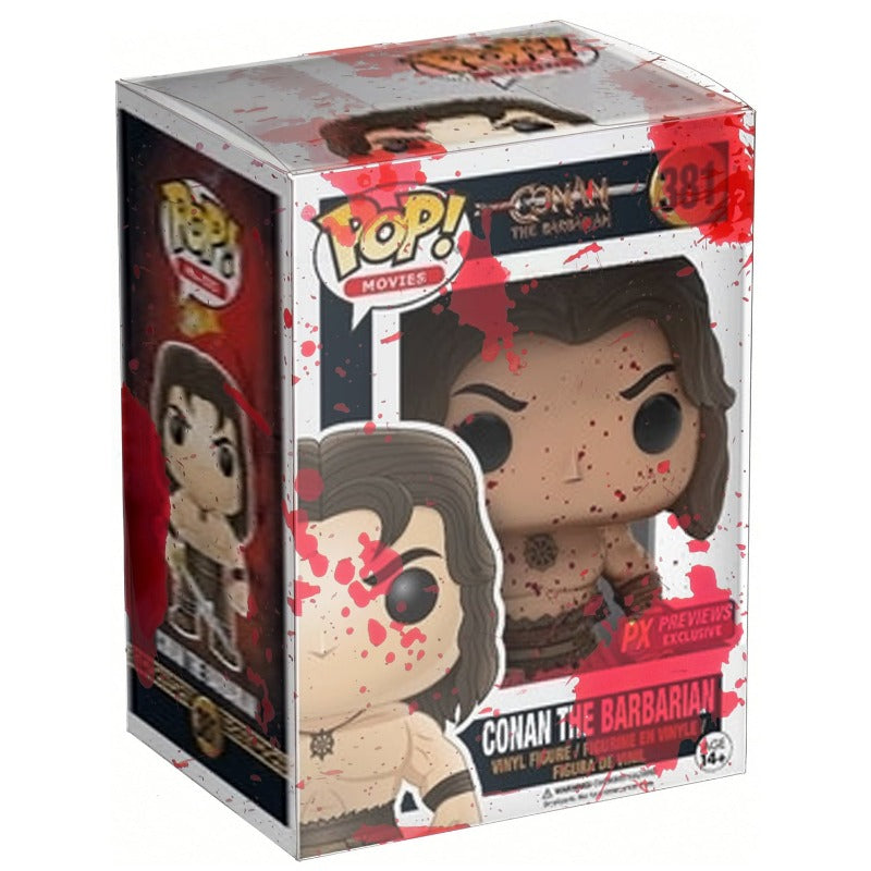 Funko Pop 4 Inch EVORETRO Protectors - Blood Splatter - Pack of 10 EVORETRO Canada Funko Pop Protectors  Squirtle Squad Card Shop.