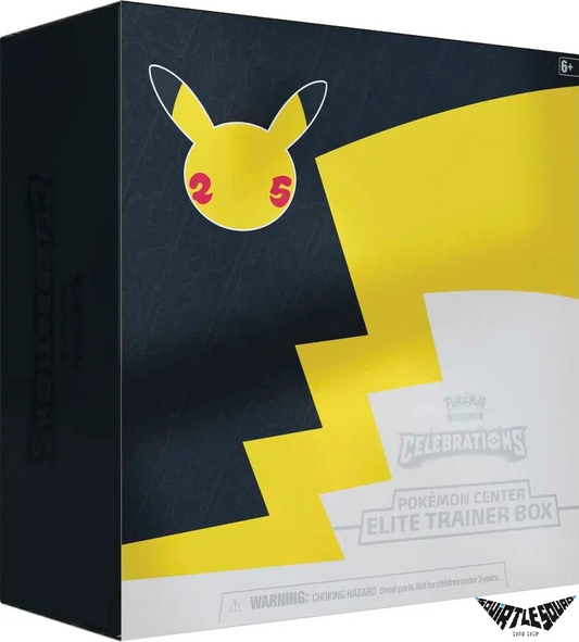 Pokemon- Celebrations - Elite trainer Box - Pokemon Center Squirtle Squad Card Shop.
