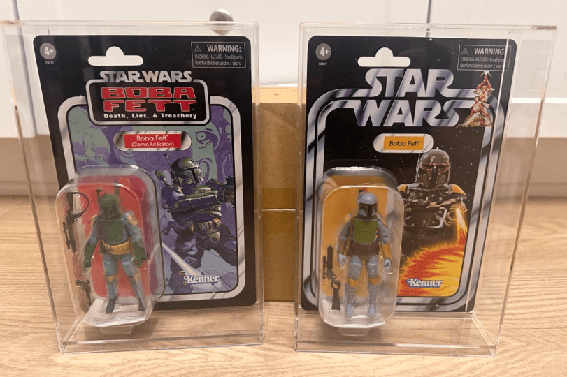 Acrylic Display Case for Star Wars & GI-Joe Carded 3.75" Action Figure Pack of 2 EVORETRO Canada Figurine Protectors  Squirtle Squad Card Shop.