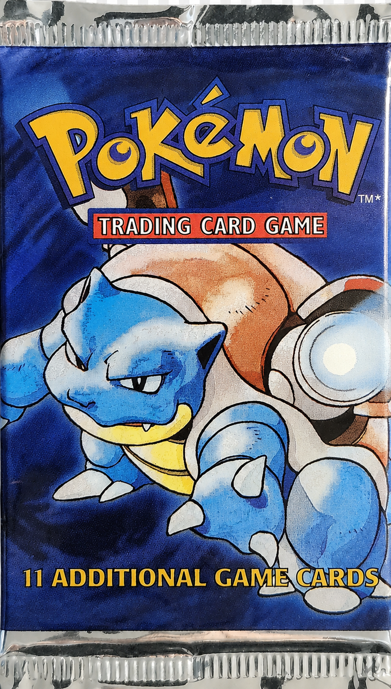 Base Set Booster Pack [Unlimited Edition] Blastoise pack