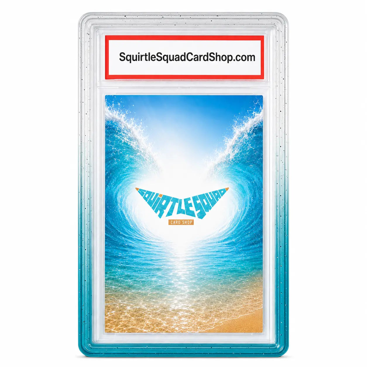 SLAB GUARDS - TURQUOISE / CLEAR - CLEAR RADIANT - HARD Squirtle Squad Card Shop.   Squirtle Squad Card Shop.