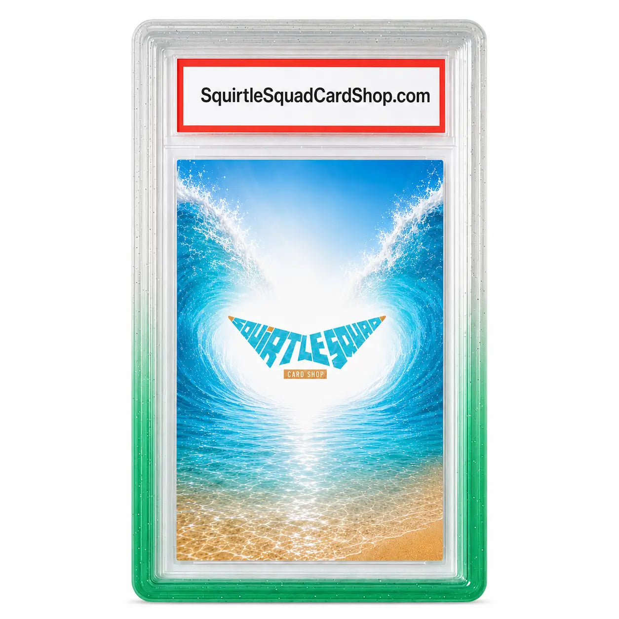 SLAB GUARDS - EMERALD / CLEAR - RADIANT - HARD Squirtle Squad Card Shop.   Squirtle Squad Card Shop.