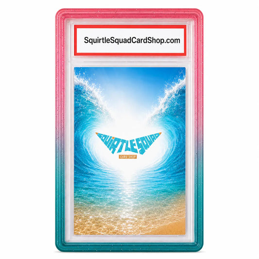SLAB GUARDS - TURQUOISE / PINK - CLEAR RADIANT - HARD Squirtle Squad Card Shop.   Squirtle Squad Card Shop.