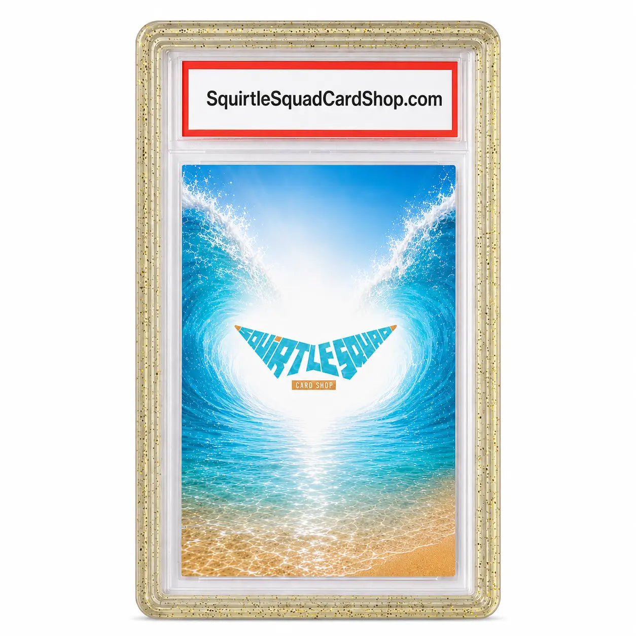 SLAB GUARDS - GOLD - CLEAR RADIANT - HARD Squirtle Squad Card Shop.   Squirtle Squad Card Shop.