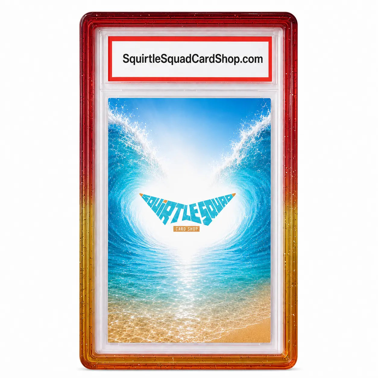 SLAB GUARDS - ORANGE / RED / YELLOW  - CLEAR RADIANT - HARD Squirtle Squad Card Shop.   Squirtle Squad Card Shop.