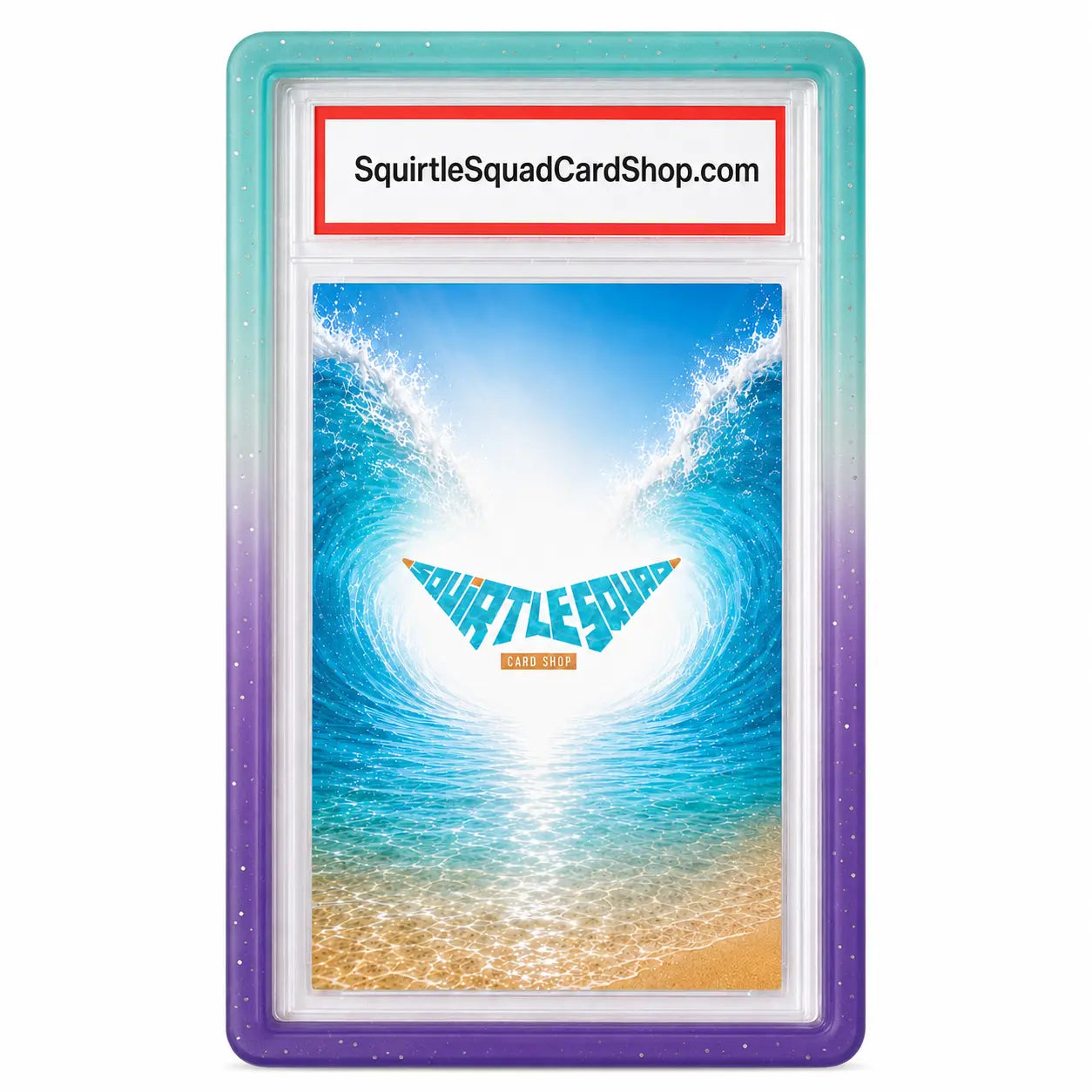 SLAB GUARDS - BLUE / TURQUOISE - RADIANT/GRADIANT - SILICONE Squirtle Squad Card Shop.   Squirtle Squad Card Shop.