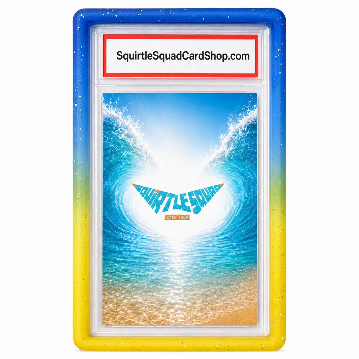 SLAB GUARDS - BLUE / YELLOW - RADIANT - SILICONE Squirtle Squad Card Shop.   Squirtle Squad Card Shop.