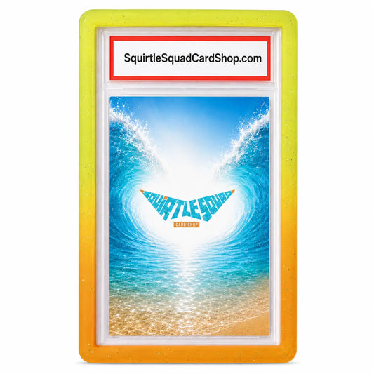 SLAB GUARDS - ORANGE / YELLOW - RADIANT/GRADIANT - SILICONE Squirtle Squad Card Shop.   Squirtle Squad Card Shop.