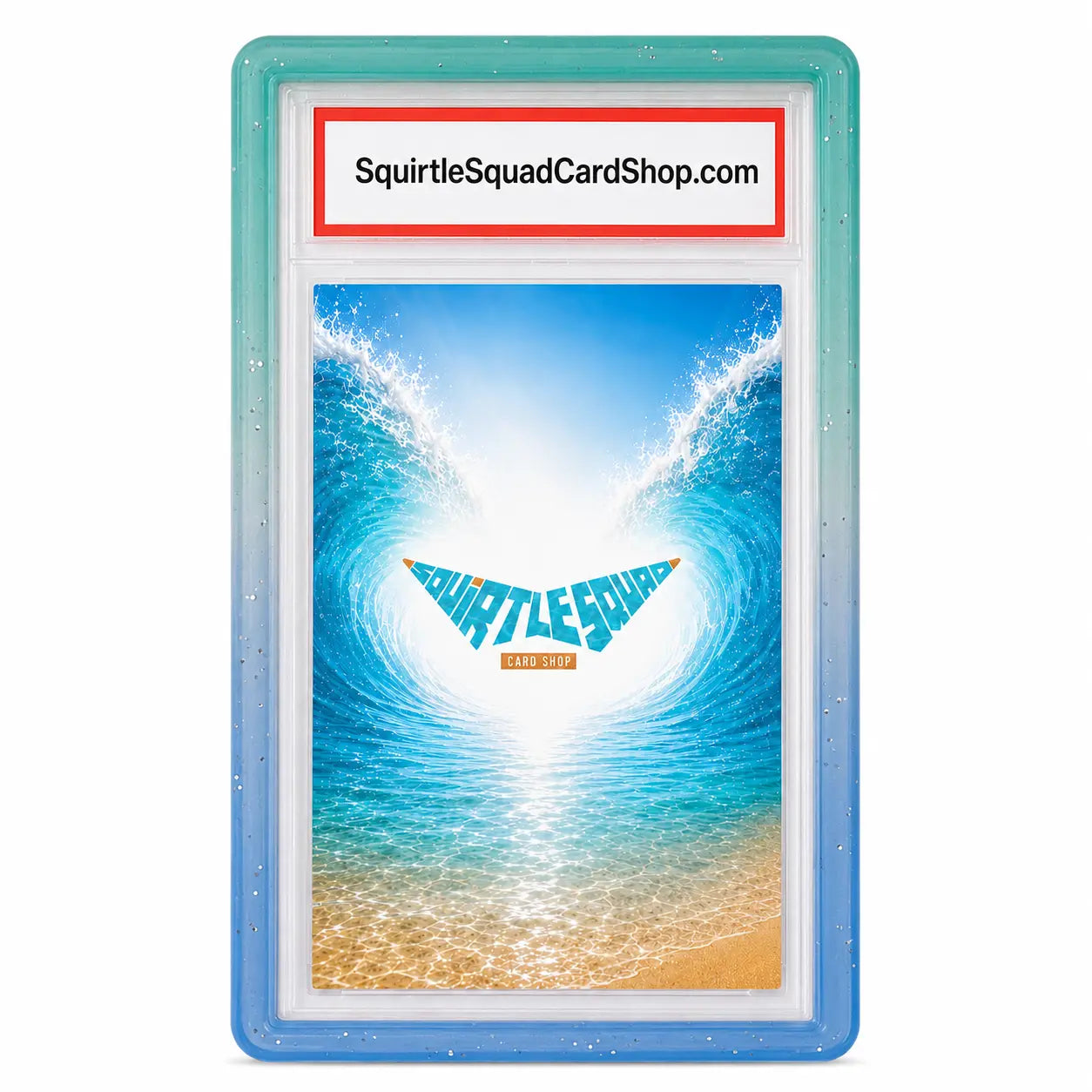 SLAB GUARDS - BLUE / TURQUOISE - RADIANT/GRADIANT - SILICONE Squirtle Squad Card Shop.   Squirtle Squad Card Shop.