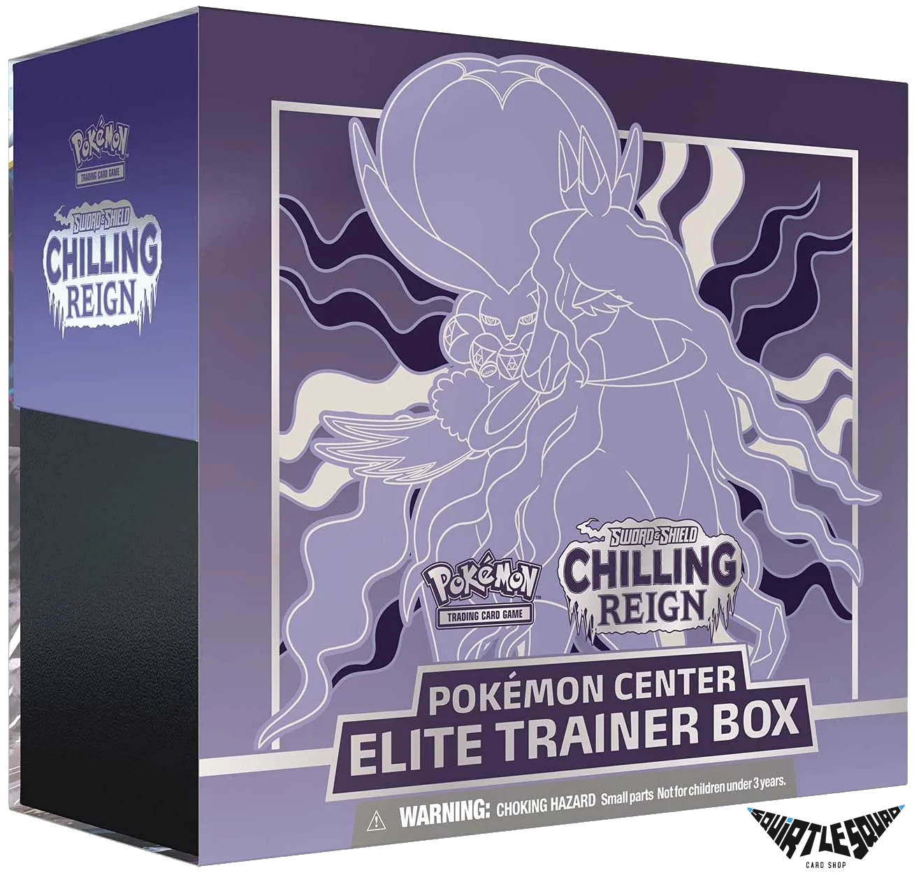 Pokémon TCG – Sword & Shield: Chilling Reign Shadow Rider Calyrex Pokémon Center Elite Trainer Box – Exclusive – Factory Sealed