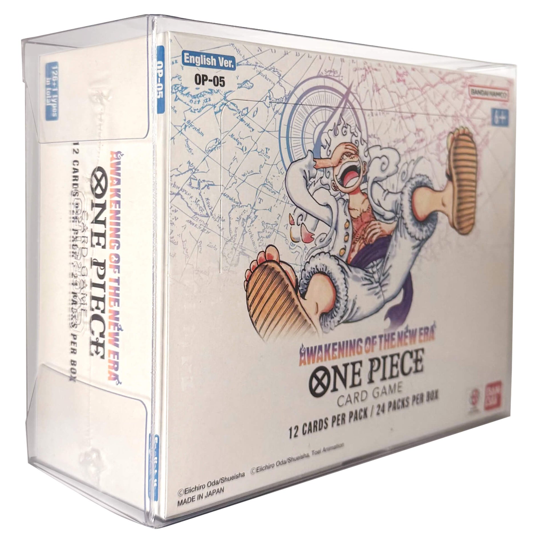 One Piece Booster Box EVORETRO PET Protectors (English, OPP 4-6, 0.40mm, 5-Pack) EVORETRO Canada   Squirtle Squad Card Shop.