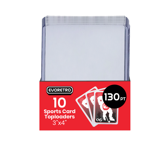 EVORETRO Topload Card Holder 3x4 130pt Pack of 10 EVORETRO Canada Card Protectors  Squirtle Squad Card Shop.