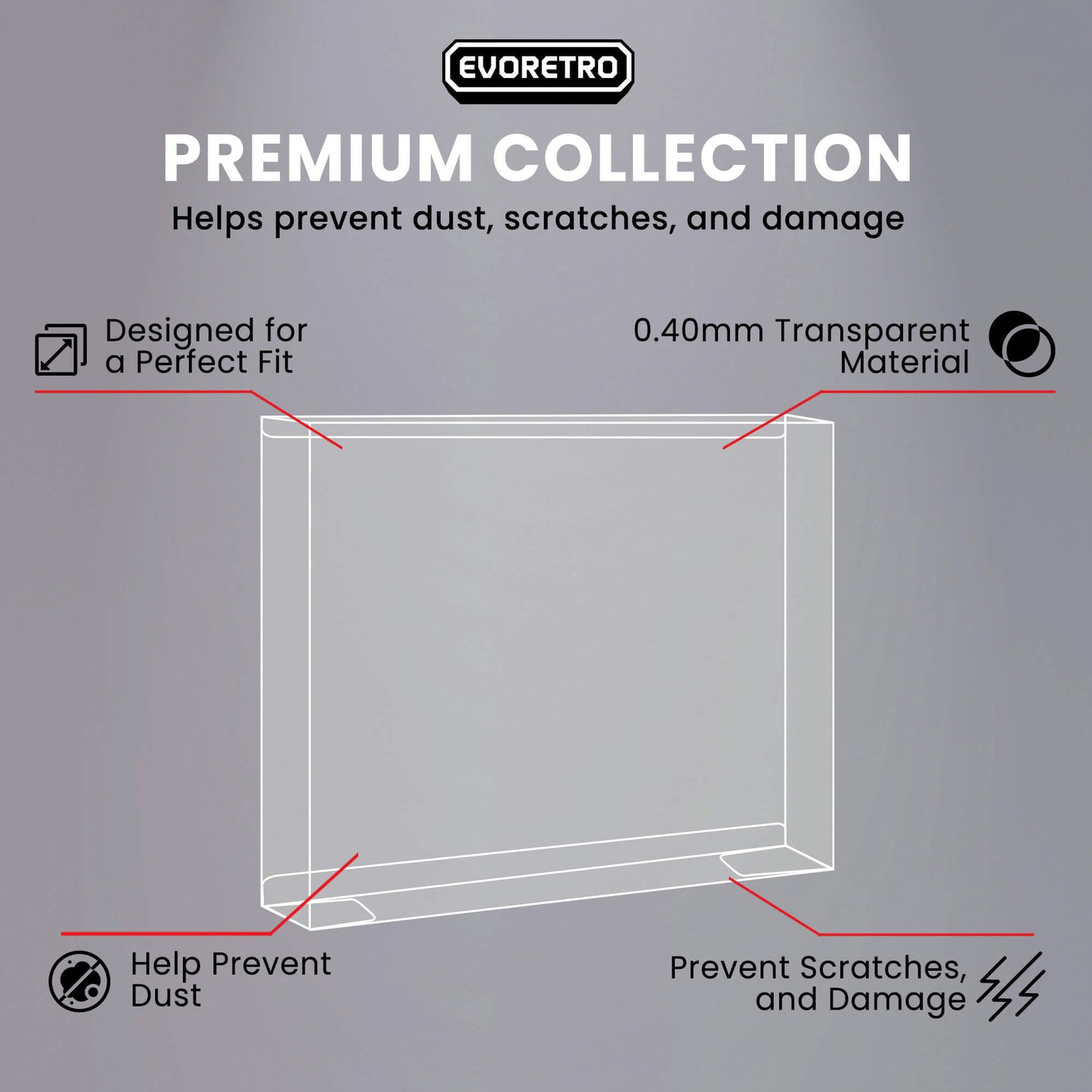 Pokemon Collection Box EVORETRO Protector – Charizard EX Fit (5 Pack) EVORETRO Canada Card Protectors  Squirtle Squad Card Shop.