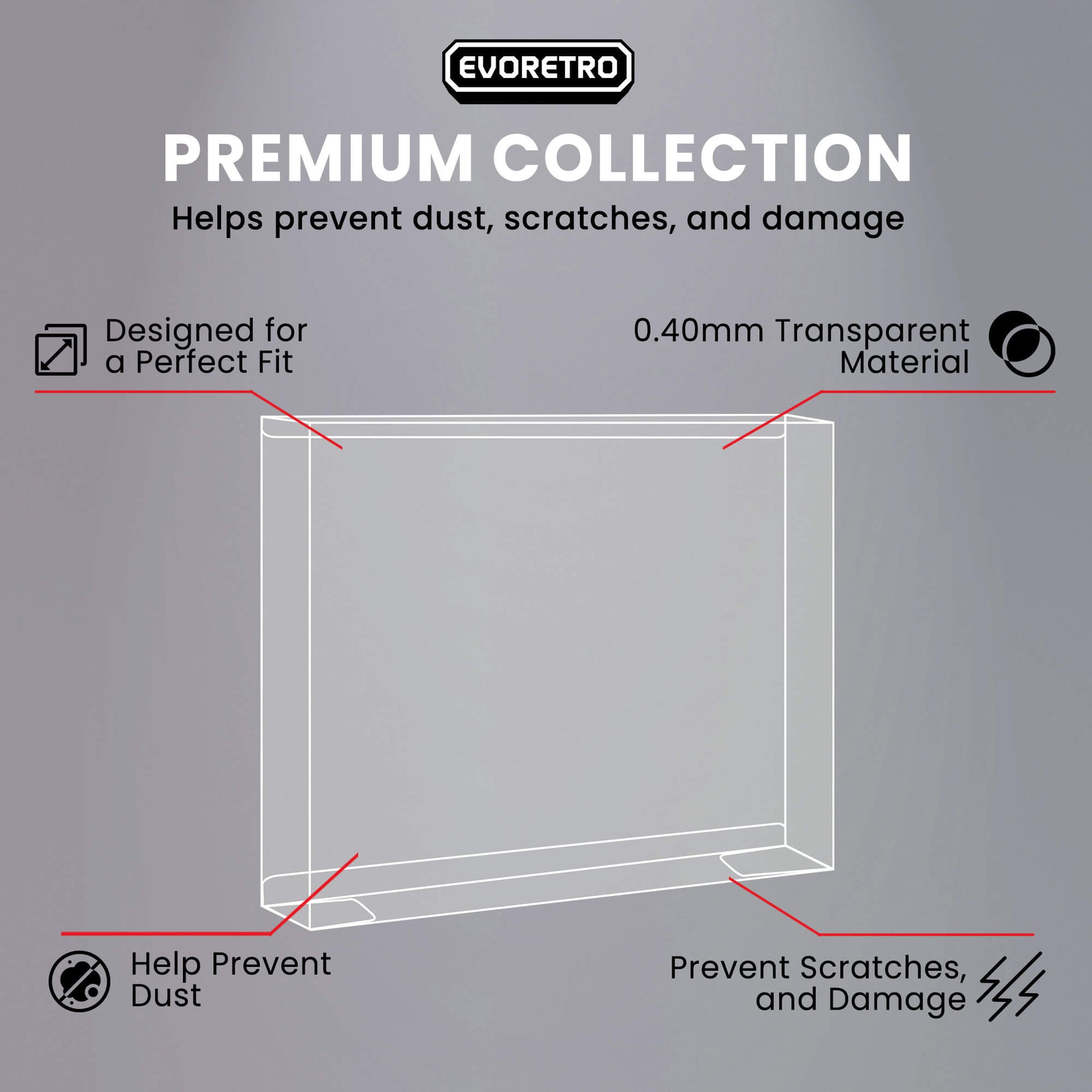 Pokemon Collection Box EVORETRO Protector – Charizard EX Fit (5 Pack) EVORETRO Canada Card Protectors  Squirtle Squad Card Shop.