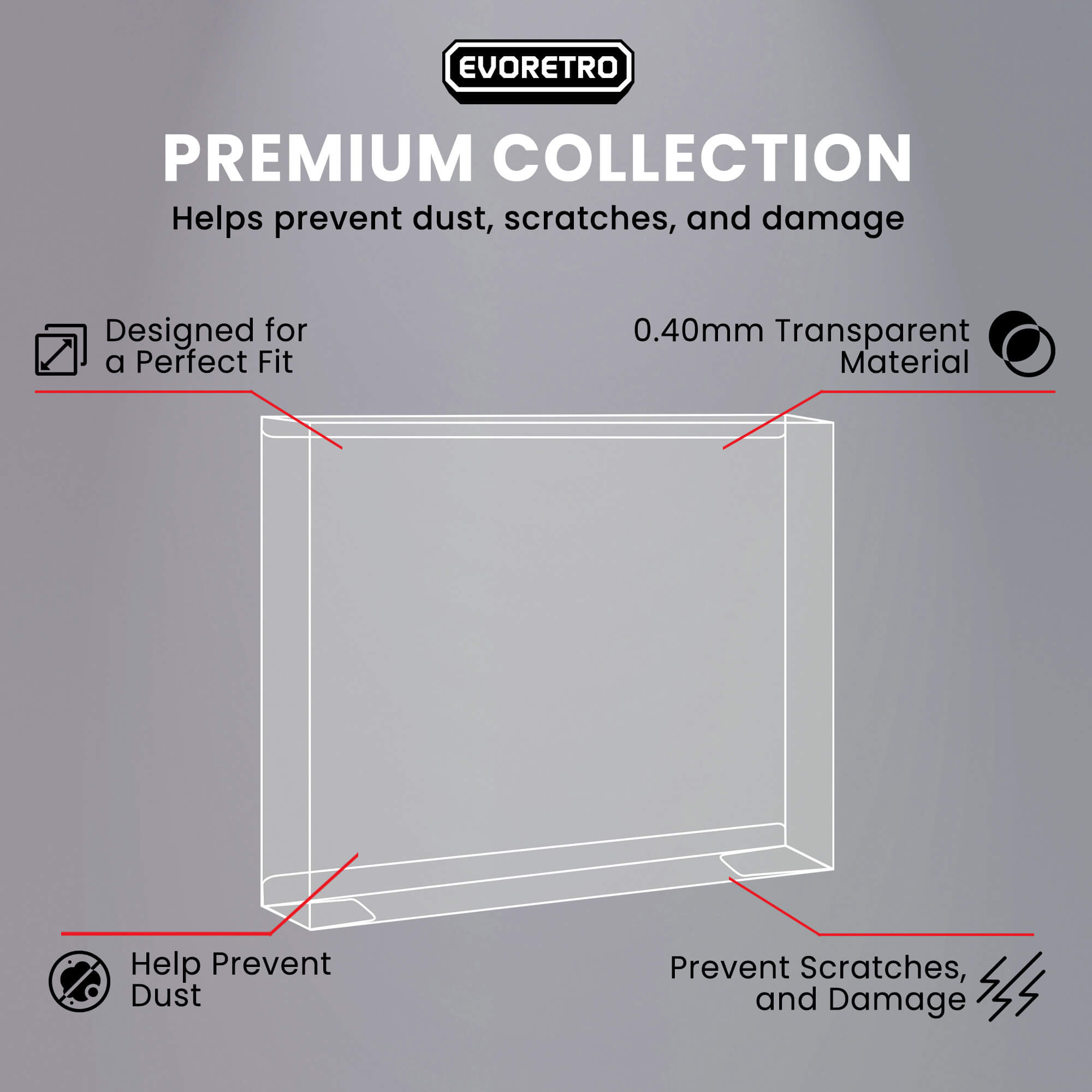 Pokemon Collection Box EVORETRO Protector – Charizard EX Fit (5 Pack) EVORETRO Canada Card Protectors  Squirtle Squad Card Shop.