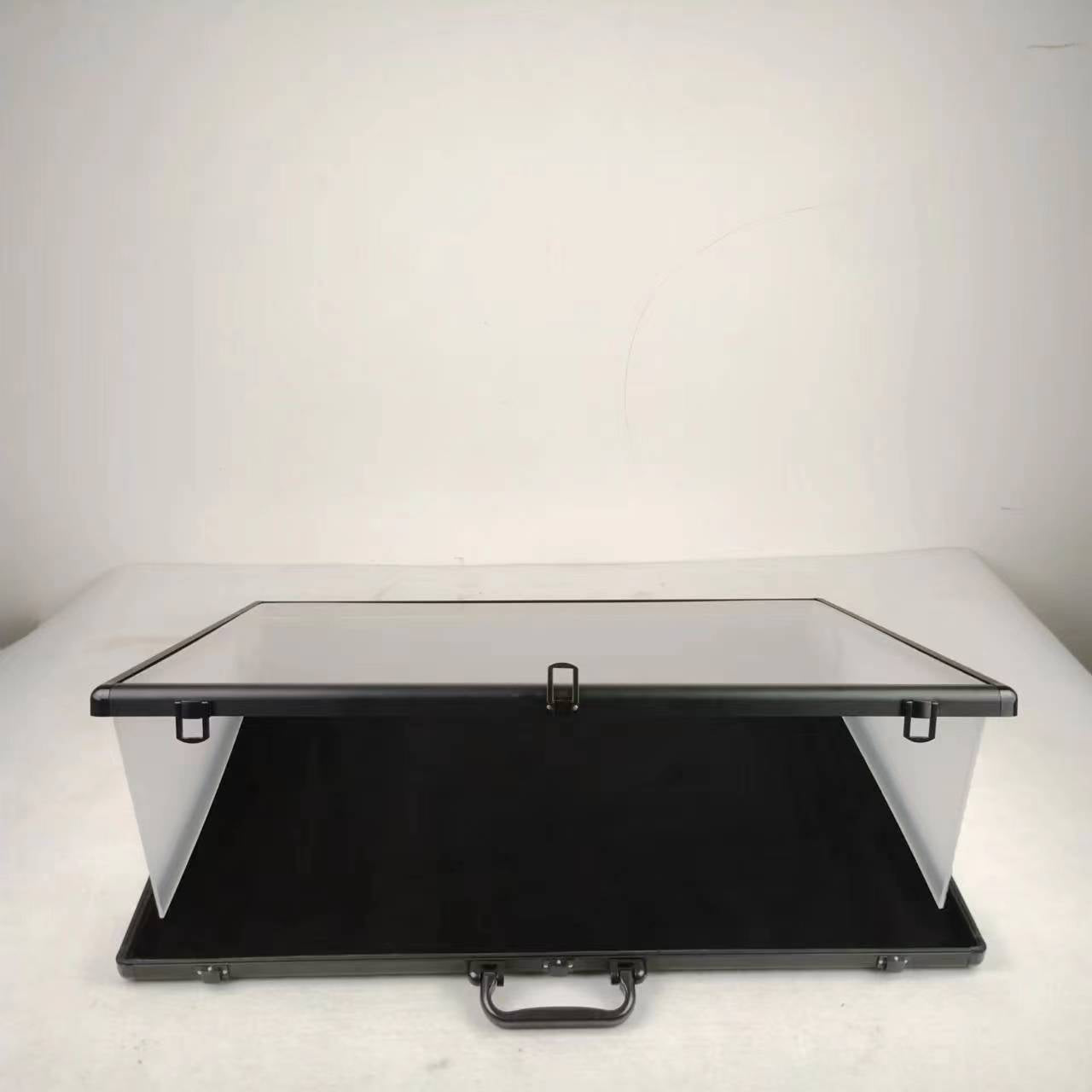 EVORETRO Lockable Showcase Display Case 36x24x1.65" Black – Secure & Stylish Storage for Collectibles EVORETRO Canada Rigid Case  Squirtle Squad Card Shop.