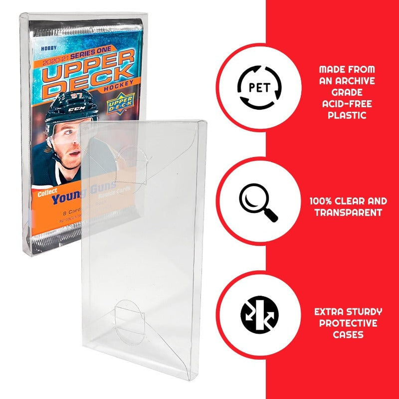 Pokemon Single Pack Booster, Magic, Yu-Gi-Oh Envelope - EVORETRO PET Protector 0.35MM - Pack of 10 EVORETRO Canada Card Protectors  Squirtle Squad Card Shop.