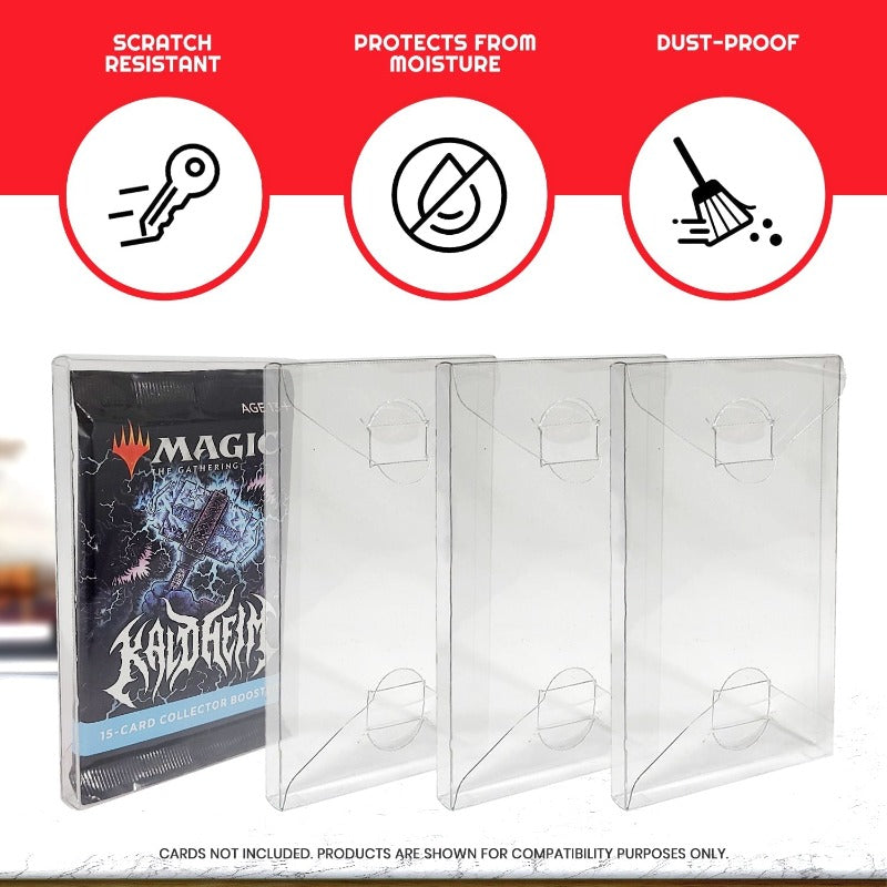 Pokemon Single Pack Booster, Magic, Yu-Gi-Oh Envelope - EVORETRO PET Protector 0.35MM - Pack of 10 EVORETRO Canada Card Protectors  Squirtle Squad Card Shop.