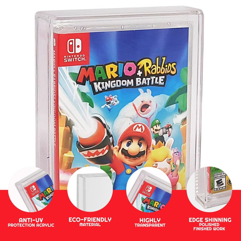 Acrylic Protector for Nintendo Switch Thick - Pack of 2 EVORETRO Canada Video Game Protectors  Squirtle Squad Card Shop.
