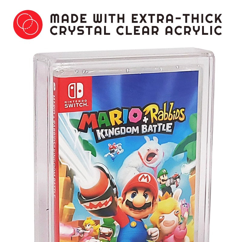 Acrylic Protector for Nintendo Switch Thick - Pack of 2 EVORETRO Canada Video Game Protectors  Squirtle Squad Card Shop.