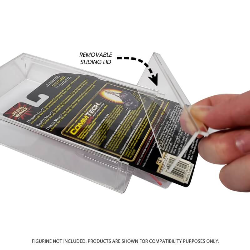 Acrylic Display Case for Star Wars & GI-Joe Carded 3.75" Action Figure Pack of 2 EVORETRO Canada Figurine Protectors  Squirtle Squad Card Shop.