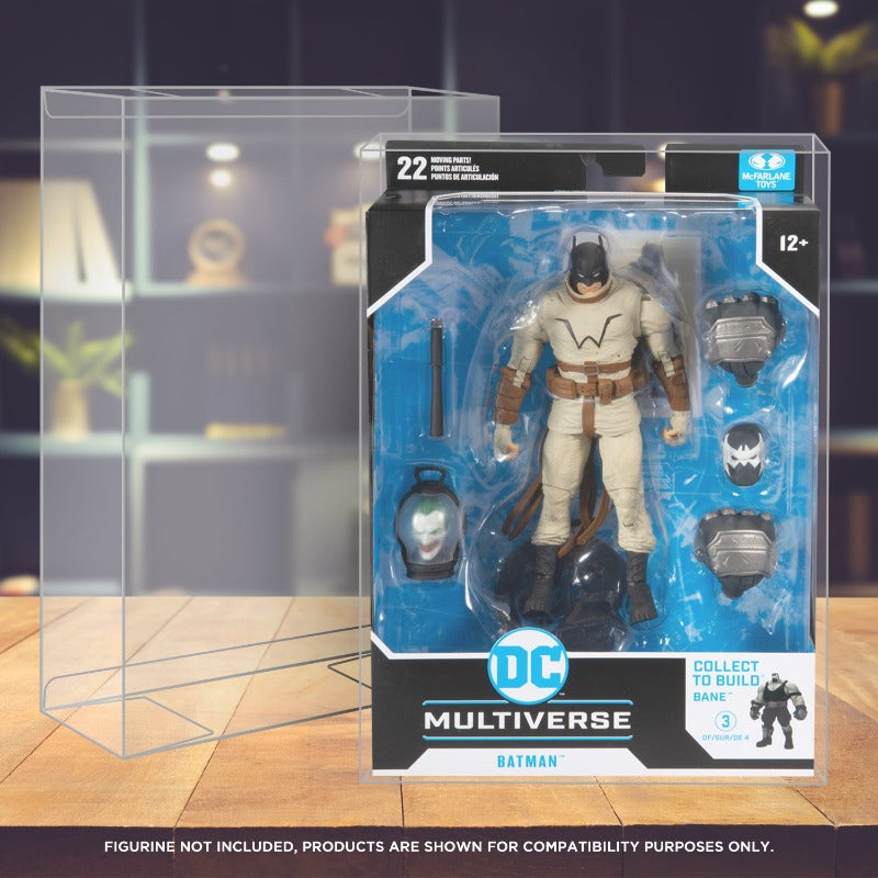 DC Multiverse McFarlane Toys 7" EVORETRO PET Action Figure Case - Pack of 10 EVORETRO Canada Figurine Protectors  Squirtle Squad Card Shop.