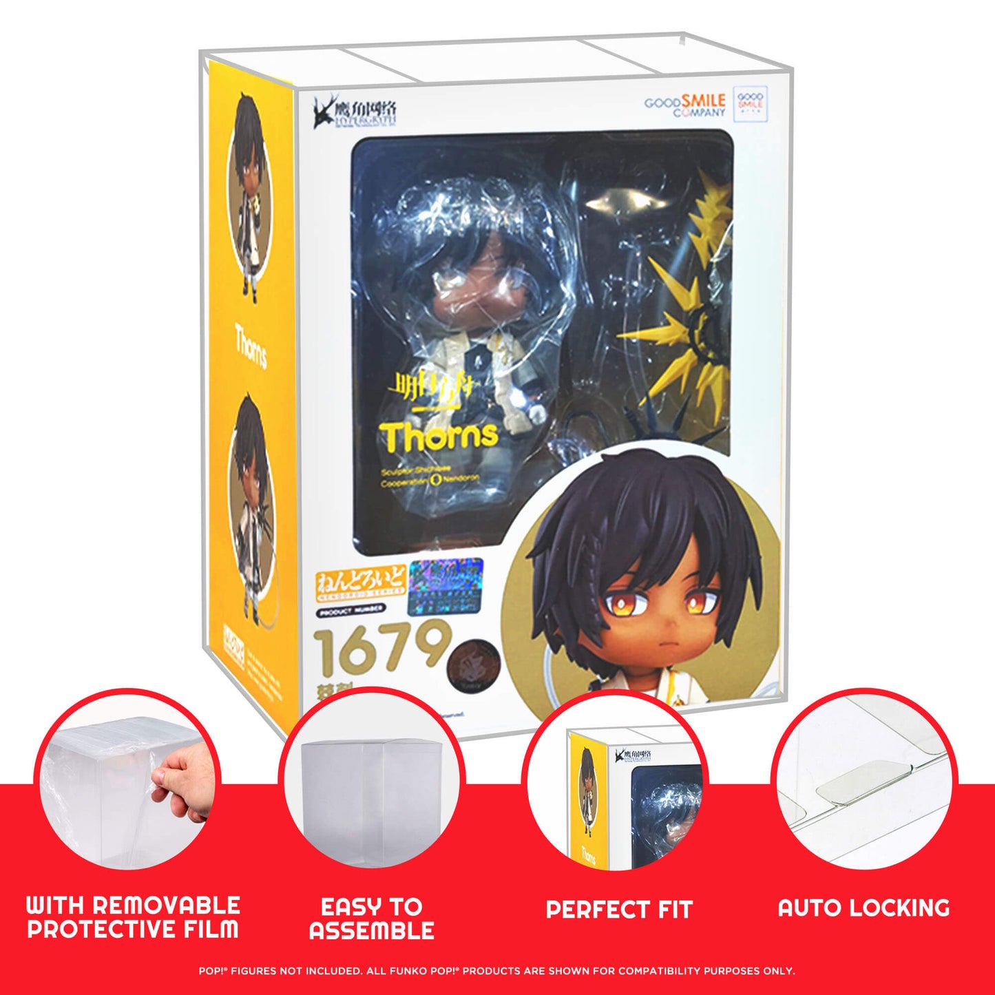 EVORETRO Protective Case for Nendoroid Acid-Free PET Protector EVORETRO Canada Protectors (K)  Squirtle Squad Card Shop.