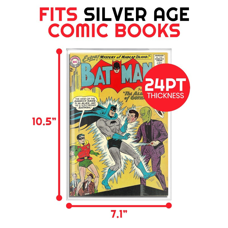 Comic Backer Boards for Silver Age Comic - Backboard 24PT EVORETRO Canada Comic Protectors  Squirtle Squad Card Shop.