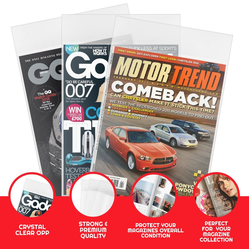 EVORETRO Comic Bags for New Magazine Size Magazine Comic Bags - 2MIL EVORETRO Canada Comic Protectors  Squirtle Squad Card Shop.