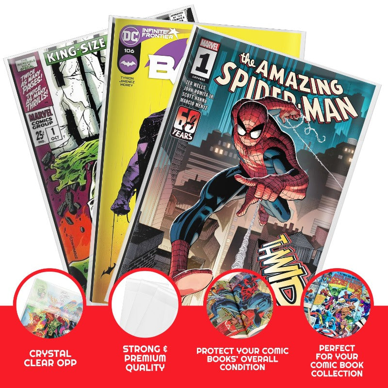 Current Age Resealable Comic Bags Fits Size -2MIL EVORETRO Canada Comic Protectors  Squirtle Squad Card Shop.
