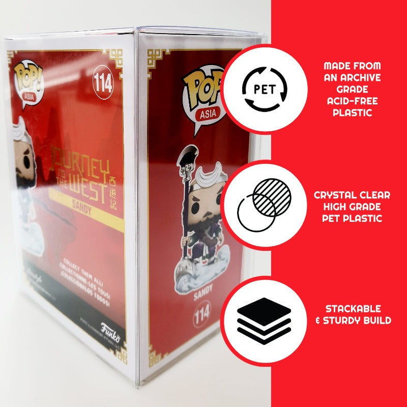 EVORETRO PREMIUM Funko Pop Plastic Protector for 4 Inch 0.50MM EVORETRO Canada Funko Pop Protectors  Squirtle Squad Card Shop.