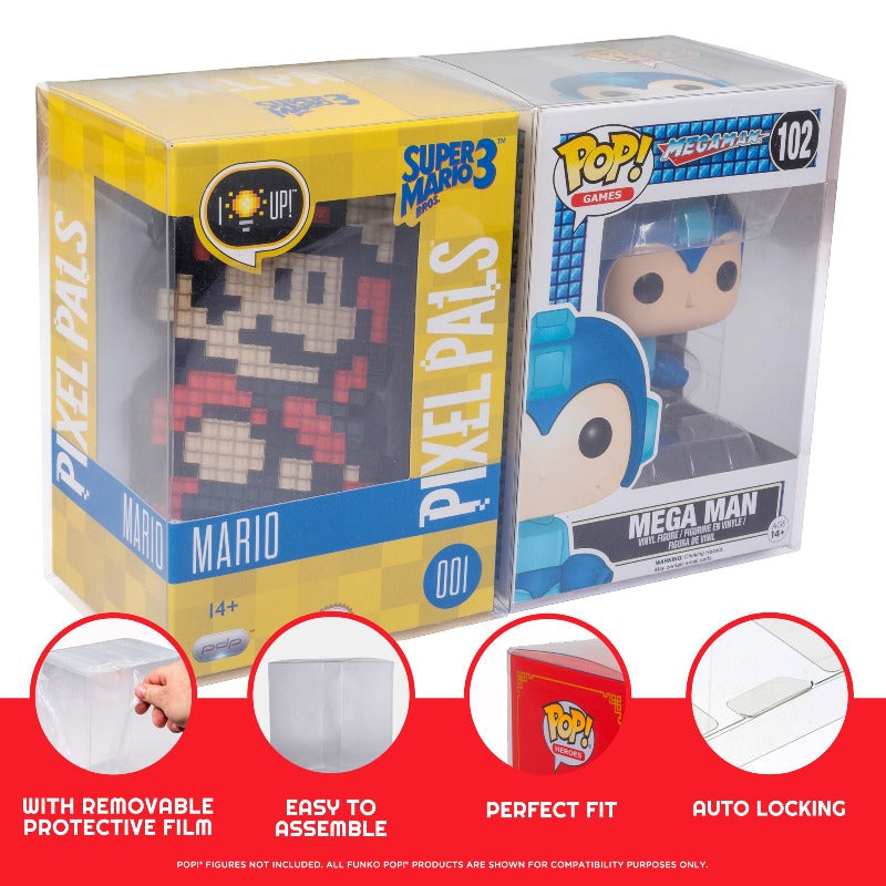 EVORETRO PREMIUM Funko Pop Plastic Protector for 4 Inch 0.50MM EVORETRO Canada Funko Pop Protectors  Squirtle Squad Card Shop.