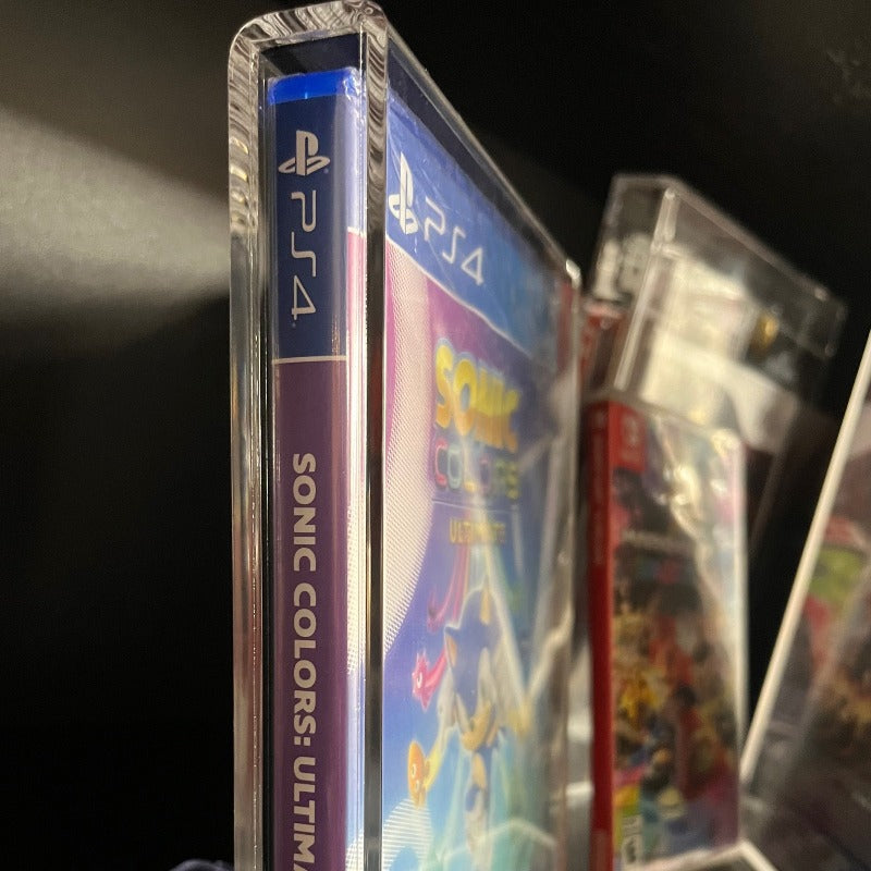 EVORETRO Acrylic Video Game Box Protector for Sony PS3 PS4, Blu-Ray, XBOX1 - Pack of 2 EVORETRO Canada Video Game Protectors  Squirtle Squad Card Shop.