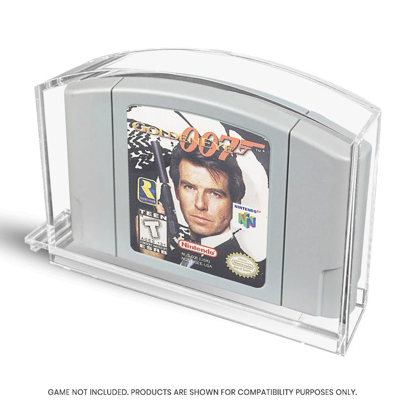 Acrylic Case for N64 Nintendo 64 Cartridge pack of 2 EVORETRO Canada Protectors  Squirtle Squad Card Shop.