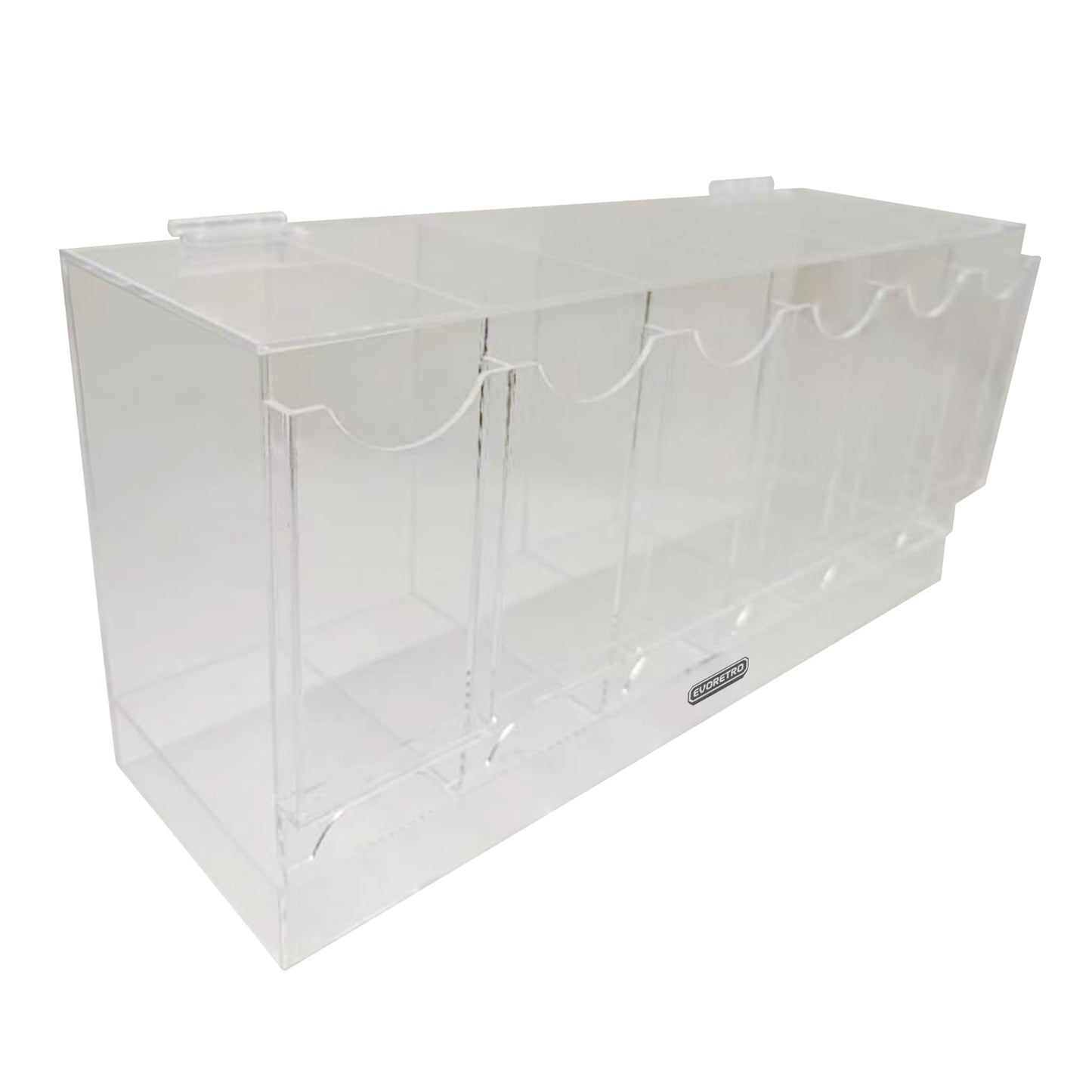 EVORETRO Acrylic Display Stand for Booster  DispenserPacks – Retail Counter Unit with Top Shelf EVORETRO Canada Card Protectors  Squirtle Squad Card Shop.