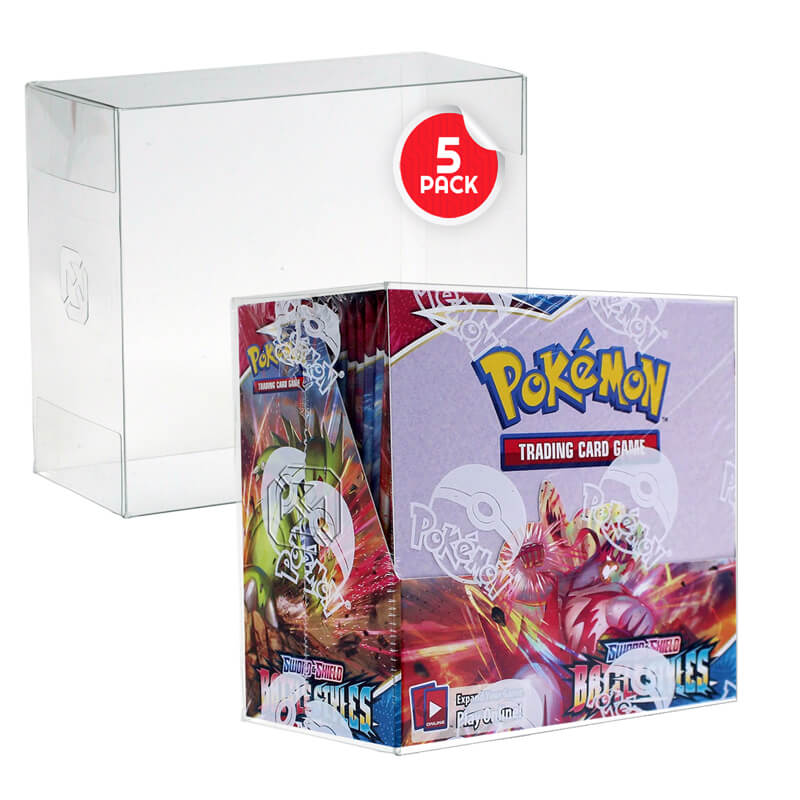 5x Pokemon Booster Large Box PET Protector Soft Crease 0.50 MM EVORETRO Canada Card Protectors  Squirtle Squad Card Shop.