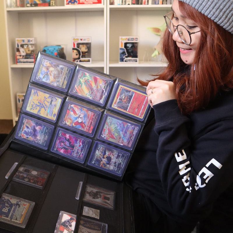 EVORETRO Top Loader Binder 3x3 216 Card holder EVORETRO Canada Card Protectors  Squirtle Squad Card Shop.