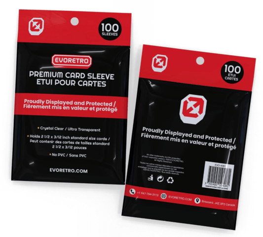 EVORETRO Card Sleeves for Pokemon or Sport Card Penny Sleeves EVORETRO Canada Card Protectors  Squirtle Squad Card Shop.