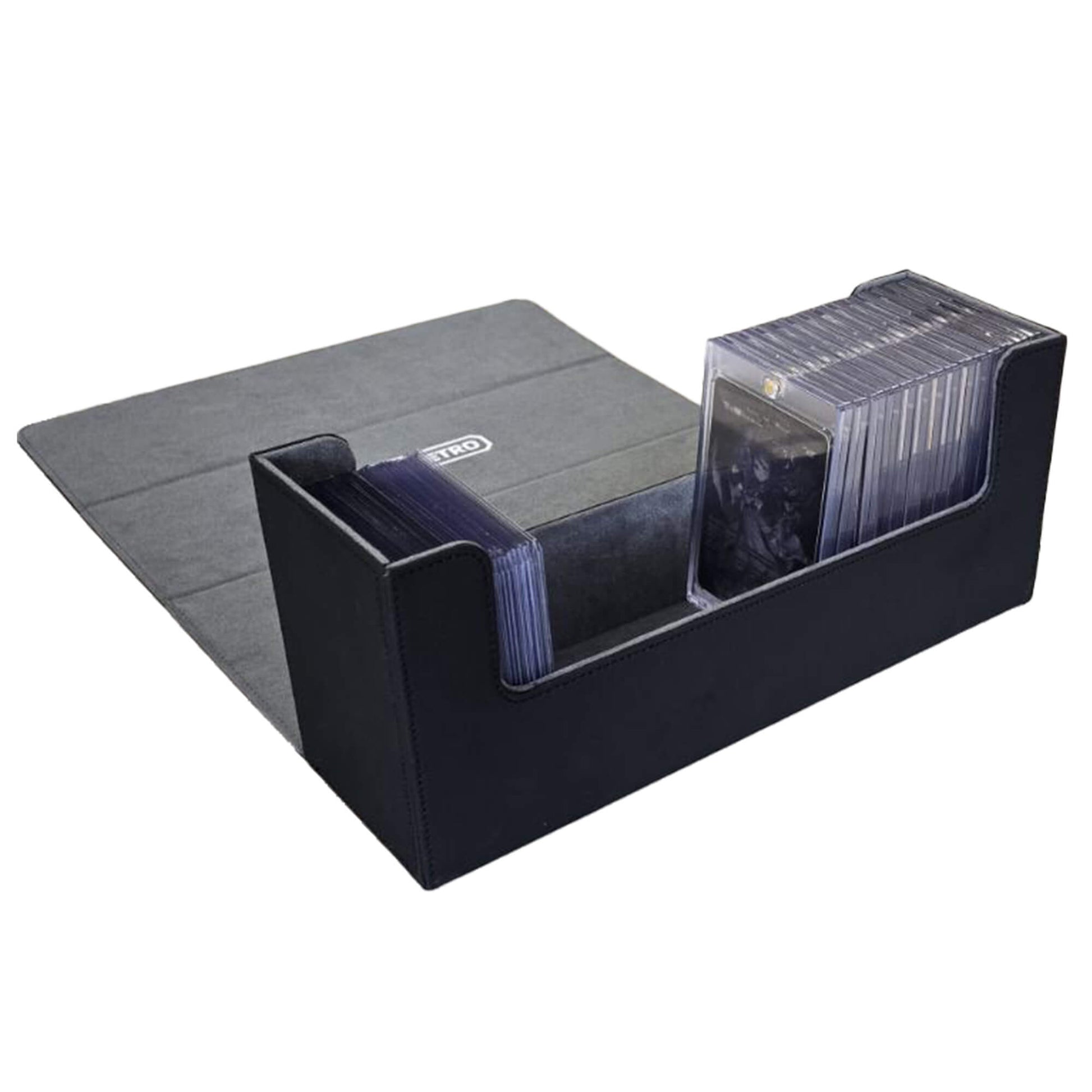EVORETRO Magnetic Card Holder - 180+ Toploaders or 500+ Trading Cards | Black/Grey EVORETRO Canada Card Protectors  Squirtle Squad Card Shop.