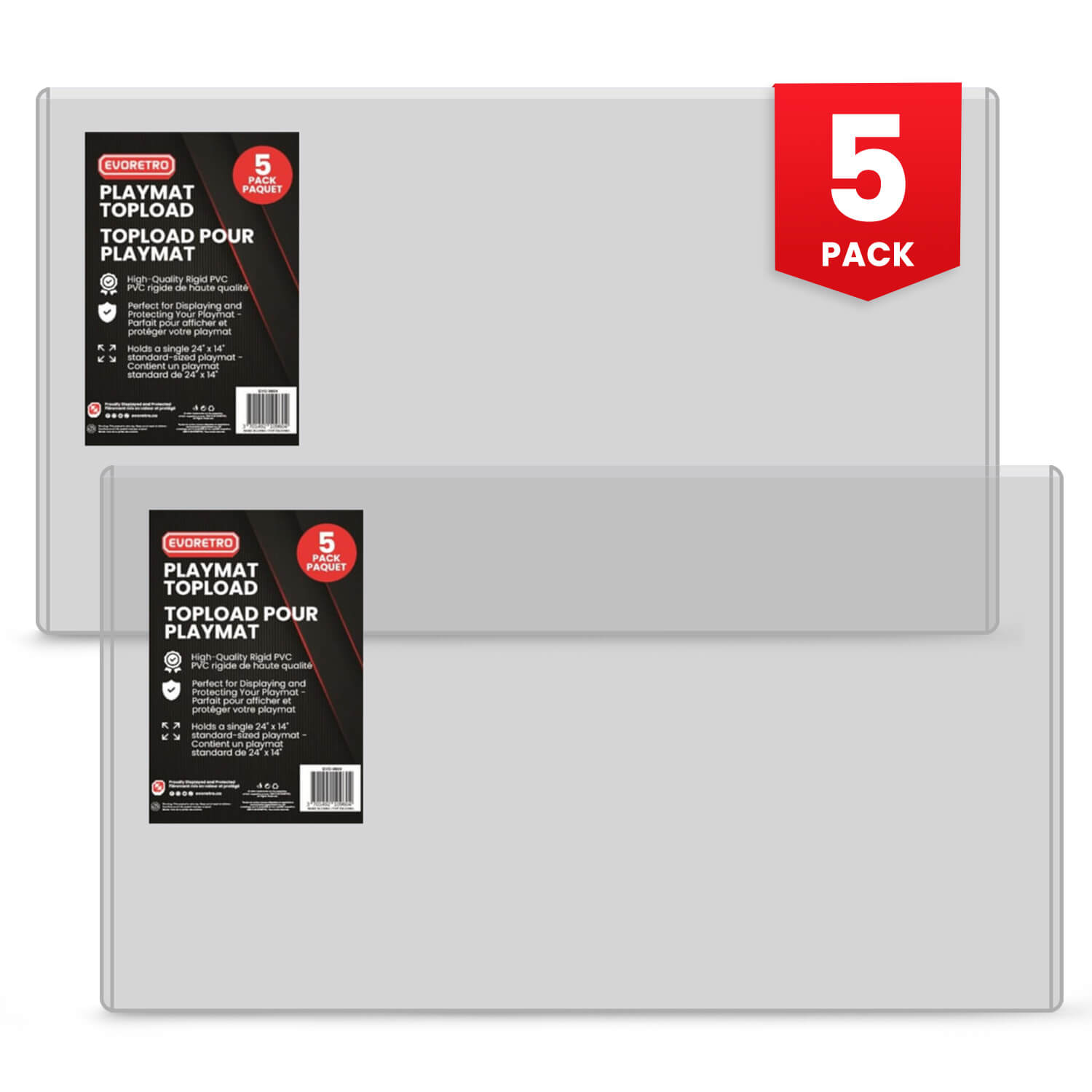 EVORETRO Playmat Topload Holder 24x14 Pack of 5 EVORETRO Canada Card Protectors  Squirtle Squad Card Shop.