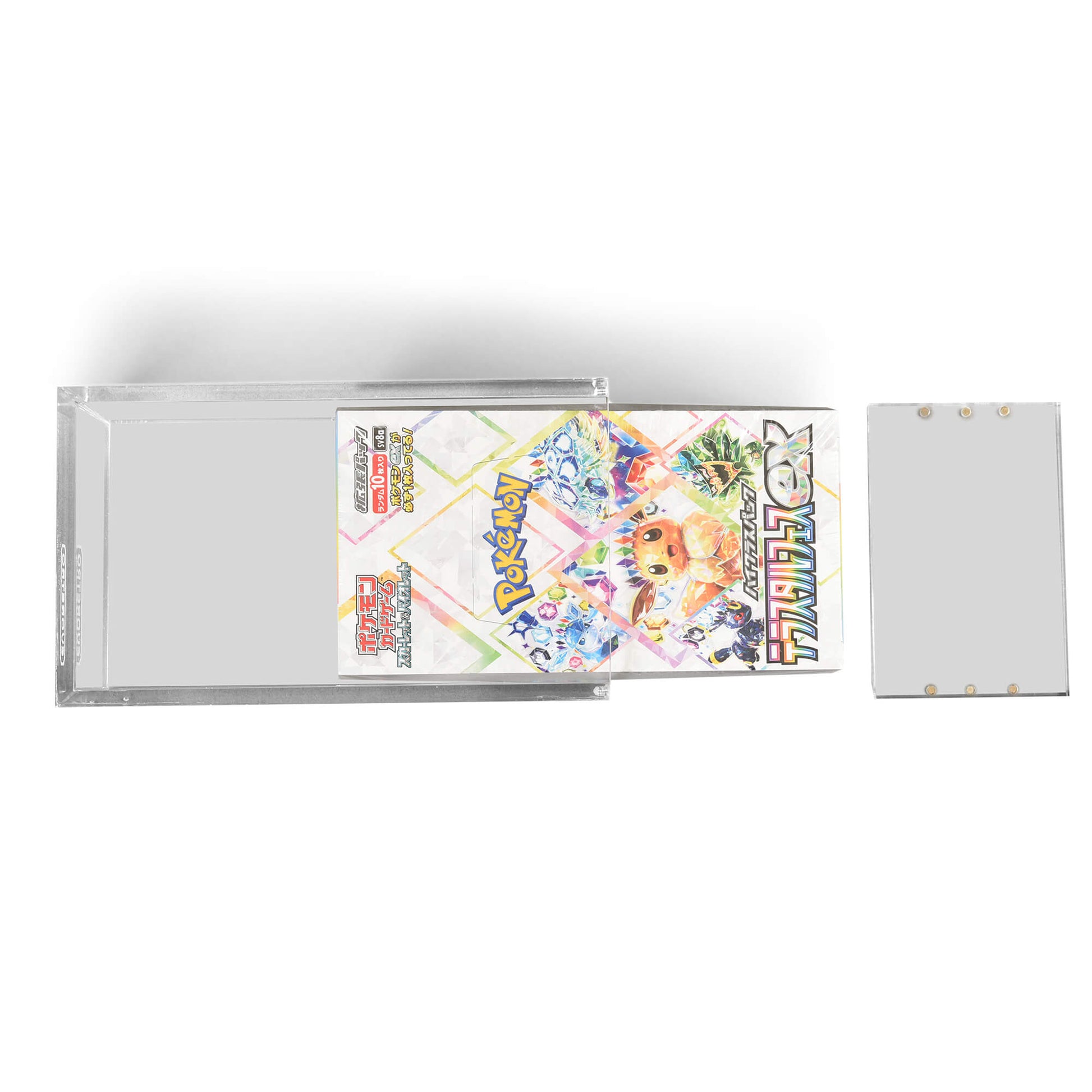 Japanese Small Booster Box EVORETRO Acrylic Case Magnetic Display EVORETRO Canada Card Protectors  Squirtle Squad Card Shop.