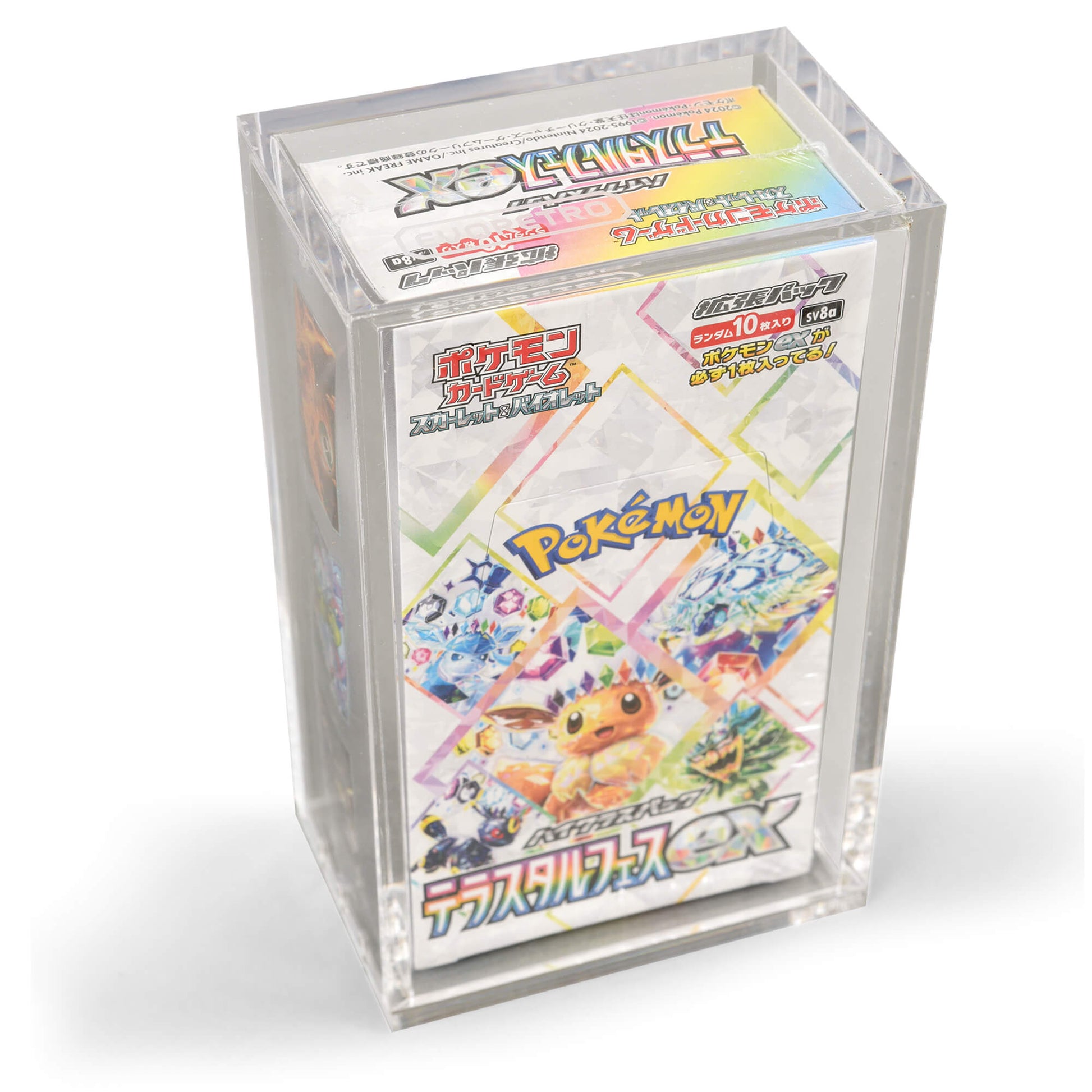 Japanese Small Booster Box EVORETRO Acrylic Case Magnetic Display EVORETRO Canada Card Protectors  Squirtle Squad Card Shop.